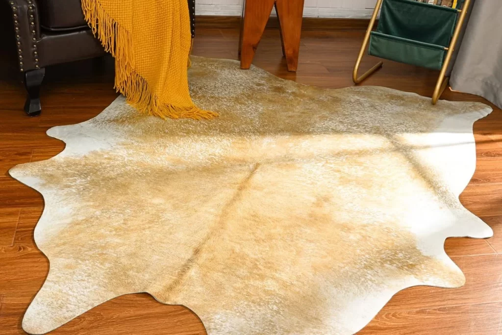 white cowhide rugs
