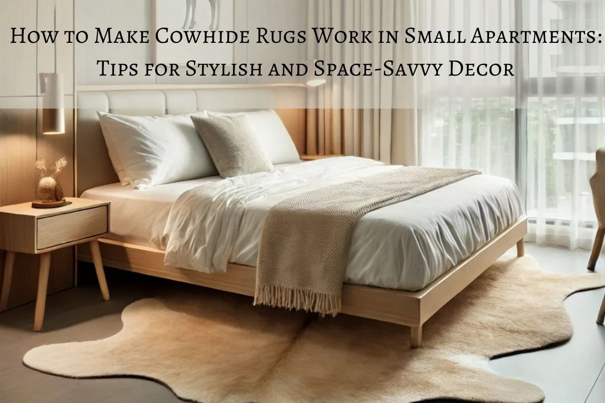 How to Make Cowhide Rugs Work in Small Apartments: Tips for Stylish and Space-Savvy Decor